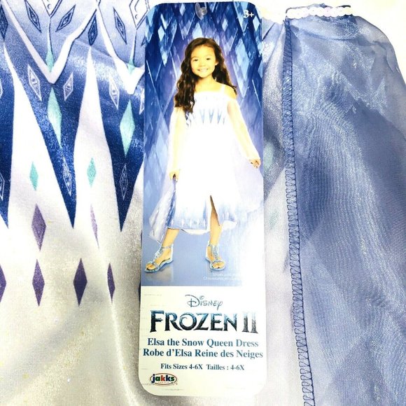 Disney Frozen 2 Elsa DressUp Snow Queen Dress READ - Picture 6 of 7